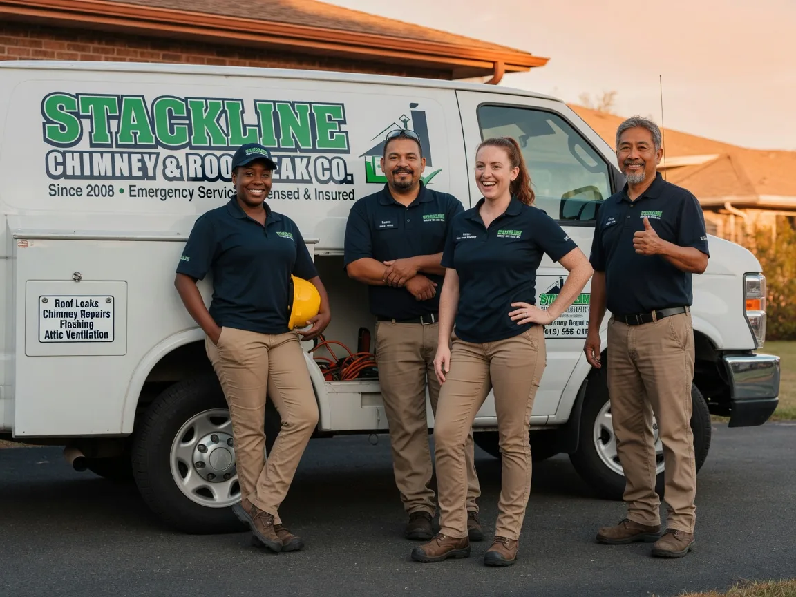 Chimney flashing repair company in Lakeville, PA